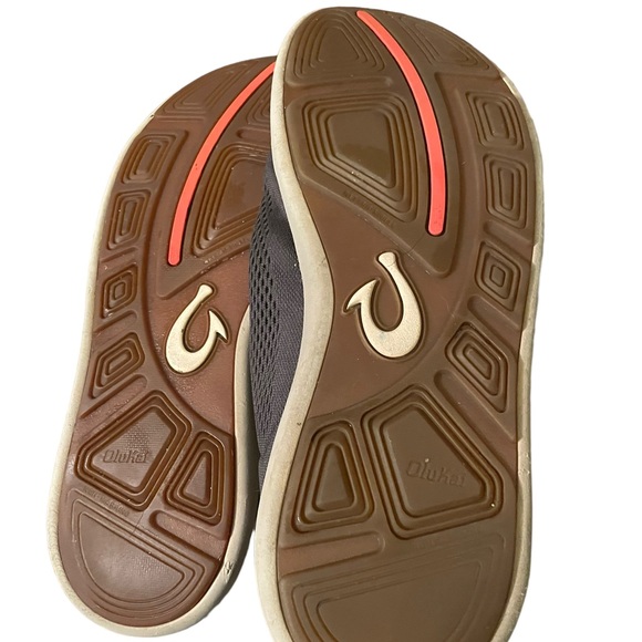 Olukai Moku Pae Charcoal Slip Ons Size 9 - Picture 4 of 5